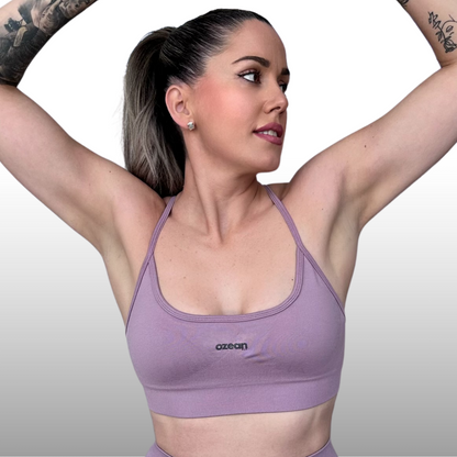 Top Deportivo Peach Purple